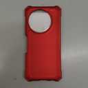 for TCL 60 XE NXTPAPER 5G/ TCL 50 XL 5G Case, with Screen Protector Hard PC Front Frame and Soft TPU Back, Shockproof Bumper Case (Red)