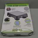 Small Step Stools for Adults - Small Mobility Aid for Seniors - Portable Heavy Duty Plastic Step Platform & Bed Steps for High Beds for Adults - Assist Device for Kitchen Bathroom Toilet - Kids Stool