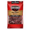 Jack Link's Beef Jerky Half Pounder - Original - Made with 100% Real Beef - Ready to Eat Real Meat Protein Snacks - 10g Protein per Serving - 8 oz Large Jerky Bag