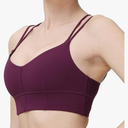 MotoRun Bralettes for Women, Strappy Sports Bra Push up Bralette Sexy Bras Rave Top XL Purple