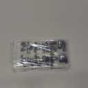 Black French Tip Press on Nails, 120PCS Square Nail Tips Short French Tip Nails, Clear Acrylic Nails Press on Full Cover False Nails