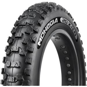 MOHEGIA Ebike Fat Tire: 20 x 4.0 Inch E-Bike Mountain Tire High-Performance Puncture-Resistant and All-Terrain Folding Replacement Bicycle Tire with Street or Trail Riding