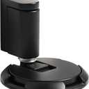 Windproof Door Stopper Indoor Heavy Duty Floor Door Stop Keep Door Open Mechanical No Drilling Door Stopper with Screws and Adhesive Pads, 1 Pack, Matt Black