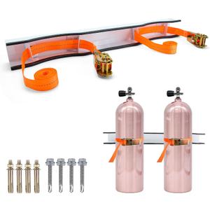 Dual Propane Tank Holder 1 Pack Wall Propane Tank Mount for 2 Gas Cylinders