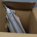 No Tools No Drill Cordless Roman Shades for Indoor Windows 100% Blackout, for Window Size 28" W 48" H Beige