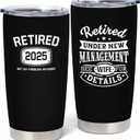 Retirement Gifts For Men 2025, Funny Retirement Gifts, Retired Gifts For Men, Best Retirement Gift Ideas, Retirement Gifts For Men Coworkers 20 oz Stainless Steel Tumbler