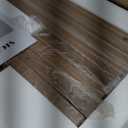 SICOTAS Rattan Nightstands Set of 2 Bedside Table - Boho Narrow End Table Living Room Set of 2 Side Table with Rattan Storage Shelves for Small Space (Reclaimed Caramel Oak)