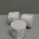 Ribbli White Silk Satin Ribbon - 1.5 Inch x 30 Yard Handmade Frayed Chiffon for Gift Wrapping, Wedding Invitations, Bridal Bouquets & Home Decor