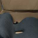 Seat Cushion for Car Truck Driver, Memory Foam Seat Cushion with Adjustable Strap,Ergonomic Lumbar/Back Support & Sciatica Relief for Long Drives, Orthopedic Cushion for Office Chair, Car, Semi Truck (Dark Grey)