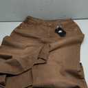 HUNGSON Mens Baggy Jeans for Men Women Y2k Skater Vintage Plain Pants Casual Wide Leg Jeans Loose Fit Denim Jeans (Small, Brown)