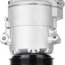 Air Conditioner AC Compressor with Clutch Fit for Chevrolet Cruze 1.4L 2012-2015, fit for Cruze Limited 1.4L 2016 Note-Mount Type: 3 Tangent One On Rear Head, for Cruze 2015 only fit Engine VIN B