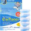 New Super Soft Adult EarPlanes Ear Plugs Airplane Travel Ear Protection 5 Pair