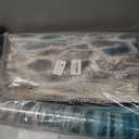 Blue Beach Bathroom Mat Quick-Drying Non-Slip Rubber Bath Mats Super Absorbent Ocean Sand Waves Bath Mat Instant Dry Bathroom Rug in Front of The Kitchen Sink, Shower Room, Bathtub (16"x24"+30"x20")