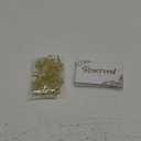 20 Pieces Double sided gold foil reserved card with bracket- Includes Green Leaf Blank Cards - Reserved Signs for Wedding, Reserved Seating Signs