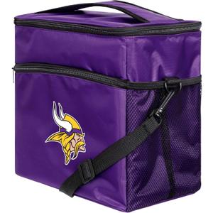 FOCO NFL Unisex-Adult NFL Team Color Logo Soft-Sided Insulated 24-Pack Tailgate Cooler Bag