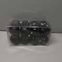 XmasExp 16ct Christmas Ball Ornaments Shatterproof Xmas Tree Hanging Balls Halloween Decorations Perfect for Holiday Wedding Christmas Halloween Decor(3.15", Black)