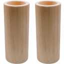 Antrader 4Pcs Round Bed Risers,Wood Risers,Furniture Risers for Couch/Sofa/Bed/Desk/Table(Rise up 6 Inch/15cm),Inner Diameter 6cm