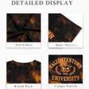 Salem Shirt Women Halloween Witch Shirt Funny Salem Massachusetts Shirt Holiday Halloween Tee Tops (Black, L)