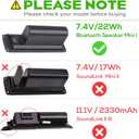 Fancy Buying 7.4V 22.2Wh 061385 Battery for Bose Soundlink Mini I one Gen 1 Speaker US Version bateria para 413295 61385 61384 61386 63287 061384 061386 063287