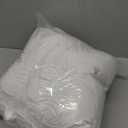 Edow Throw Pillow Insert, Lightweight Soft Polyester Down Alternative Decorative Pillow, Sham Stuffer, Machine Washable 22x22 (White, 1 Count (Pack of 1))