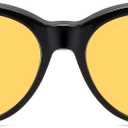 SOJOS Cat Eye Polarized Fit Over Glasses Sunglasses for Women, Trendy Cateye Wrap Around Shades for Women SJ2658, Black Frame/Night Vision Lens