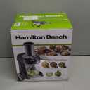 Hamilton Beach 3-in-1 Electric Vegetable Spiralizer for Veggie Noodles, Zoodle Maker & Slicer With 3 Cutting Cones for Spaghetti, Linguine, and Ribbons, 6-Cups, Black (70930)