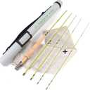 M MAXIMUMCATCH Maxcatch Ultra-Lite Fly Rod for Stream River Panfish/ Trout Fishing 1/ 2/ 3 Weight (Ultra-lite Fly Rod+ A Spare Tip Section, 6'0'' 2wt 3pcs)