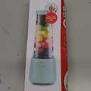 Dash 16 oz Personal USB Bottle Blender with Travel Lid and Charging Cord, Single-Serve Smoothie and Juice Maker, Aqua