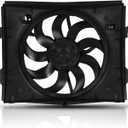 SCITOO Engine Radiator Cooling Fan Assembly Compatible with 2013-2018 for Ram for 1500 3.6L 2019-2023 for Ram for 1500 Classic 3.6L; Replace 624040;52014772AF;CH3115194