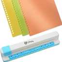 Manual Binding System, 30-Hole Paper Punches for Crafting, Fits A4, B5, A5, B6, A6, B7 & A7 Paper Sizes, Easy to Use Paper Hole Puncher for Home, School & Office