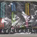 Mouse Pad for Excel/Word/PowerPoint/Windows Shortcuts – Small Excel Cheat Sheet Desk Pad – 11.8"x9.8" Portable Computer Mousepad – Gaming, Office, Waterproof, Non-Slip, Stitched Edges