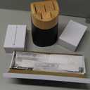 6-Piece Knife Block Sets Stainless Steel Kitchen Knife Set with Block High Carbon Black Knives, Dishwasher Safe Holiday Gift