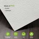 2ft x 2ft Drop Ceiling Tiles，Printed Pro Ceiling Tiles 24 x 24in. Waterproof, Washable and Fire-Rated - Reusable - High-Grade PVC to Prevent Breakage-Package of 12 Tiles, 23.6x23.6