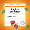 Twinings English Breakfast Black Tea K-Cup Pods for Keurig, 24 Count (Pack of 1), Smooth, Flavourful, Robust, Caffeinated, Enjoy Hot or Iced (EXP 03/02/29)