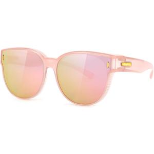 Meeloog Sunglasses Fit Over Glasses for Women Polarized Stylish Large Shades Cover Glass UV400 For Driving