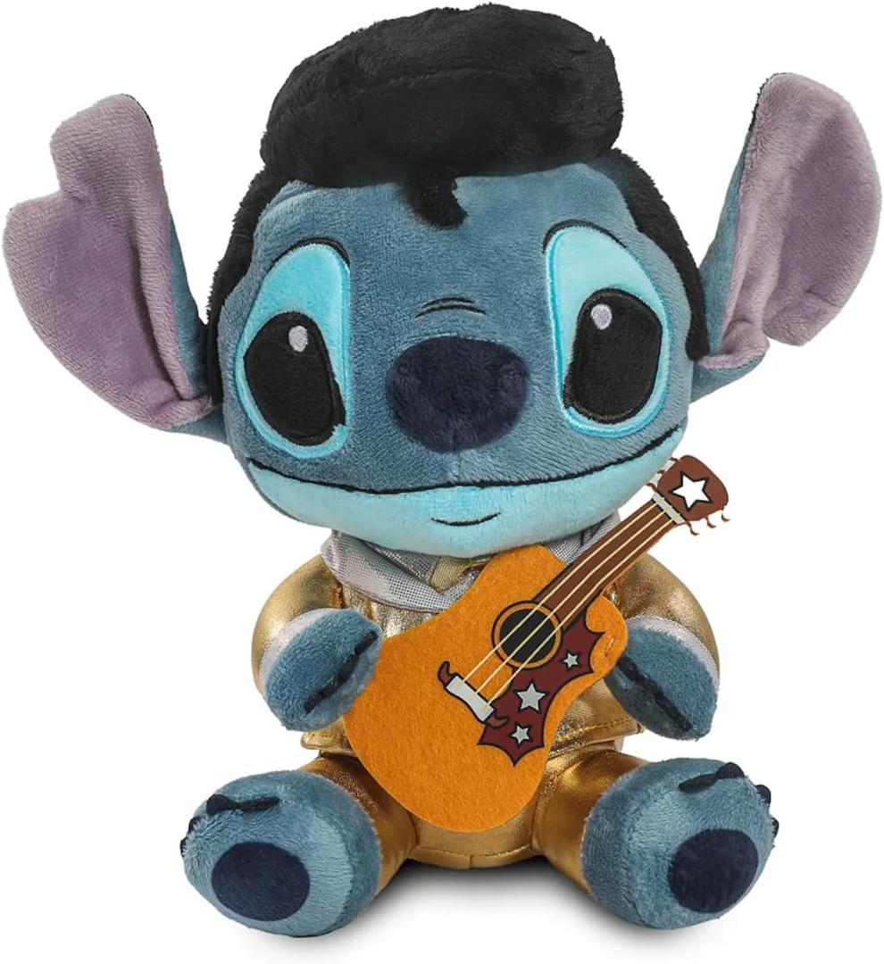 Collectible Disney: Lilo and Stitch Gold Suit Elvis Stitch Phunny Plush Figure Collectible Disney: Lilo and Stitch Gold Suit Elvis Stitch Phunny Plush Figure