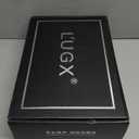 L'UGX Nail Dust Collector, Professional Dust Collector Nail Tech, Powerful Dust Suction Machine Manicure Pedicure Tool for Acrylic Nail Polishing, Low Noise, 30 Pcs Filter Papers