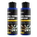 Metal Polishing Compound, WEICA Chrome Polish & Metal Restorer for Cars - Removes Rust, Oxidation & Tarnish from Aluminum, Brass, Stainless Steel - with Protective Coating