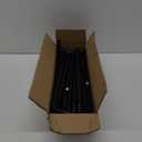 Over The Table Rod Stand with Clamps Adjustable 31"-110'' Length 31"-64" Height Table Balloon Arch Stand with Storage Bag Metal Decorating Rod for Table Hanging (Black)