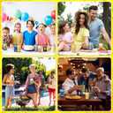 Jansun 12pcs Beer Funny Quotes Color Changing Cups with Lids and Straws 12Oz Reusable Plastic Cups for Oktoberfest Party Favors Goodie for Home Kitchen Office Bar Supplies