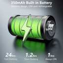 LECART 6 Pcs Motorcycle Lights with Remote Wireless Led Anti-Collision Light 7 Colors USB Rechargeable High Brightness Aircraft Strobe Drone Lights