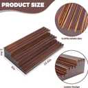 Challenge Coin Display Stand, Solid Wood Military Coin Holder Display, 9 Rows of Challenge Coin Holders, Holds 45-60 Coins
