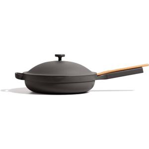 Our Place Large Always Pan | 12.5" Ceramic Pan with Modular Lid & Beechwood Spatula | Patented 10-in-1 Nonstick, Non-Toxic Cookware Made Without PFAS | Induction & Oven-Safe up to 450F 