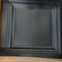 Art3d 12-Pack Square Black Drop Ceiling Tile 2ft x 2ft, PVC Ceiling Panel 24 x 24in.