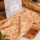 Miss Adola Cotton Waffle Kitchen Towels Cute 370 GSM 16x25 Inch Terry Cloth Waffle Decorative Dishcloth for Kitchen Set of 2 with Hanging Loop Absorbent Hand Tea Towel for Home Design, Rustic Flower