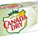 Canada Dry Zero Sugar Ginger Ale Soda, 12 fl oz cans, 12 pack (EXP 08/01/25)
