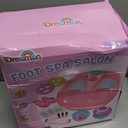 Kids Foot Spa & Nail Kit - Kids Spa Day Kit for Girls with Mask Foot Bath and Nail Dryer - Manicures Pedicure Toy Kit Nails Art Salon Girl Stuff - Christmas Birthday Gifts for 6 7 8 9 10-12 Year Old (Large Size)