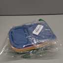 3 Pack Stainless Steel Snack Containers with Silicone Lids, Meal Prep Containers, Reusable 2 Compartment Food Storage Containers, Stainless Steel Box for Lunch, Office, Travel