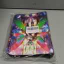 Protective Trading Card Sleeves for 3 Ring Binder - 4 Pocket Double Sided Collection Binder Album for 400 Cards, Durable Scratch-Resistant PU Cover, Portable Organizer for MTG & Game Cards (Green Elf)