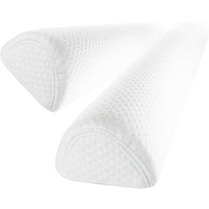 Toddler Bed Bumper, Foam Bed Rail for Toddlers, Bed Rail Bumper for Twin, Full, Queen and King Beds with Washable Cover 2-Pack